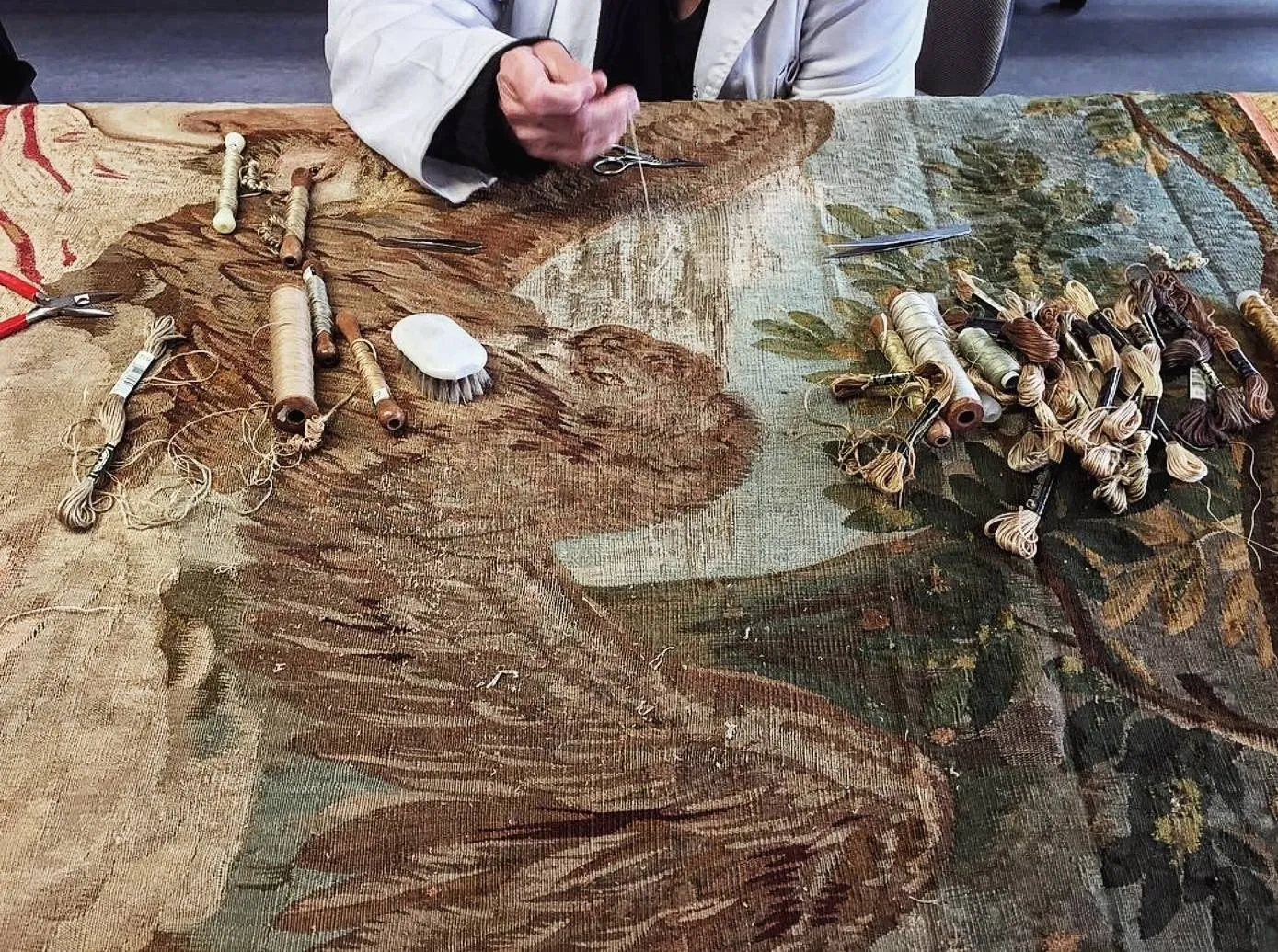 Conservation textile patrimonial