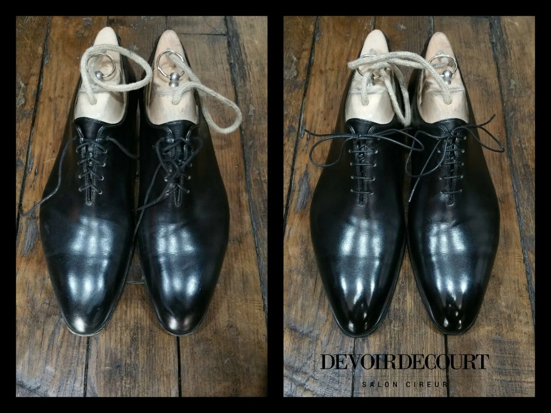 Soulier patiné